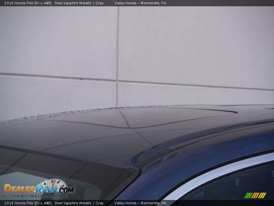 2019 Honda Pilot EX-L AWD Steel Sapphire Metallic / Gray Photo #4