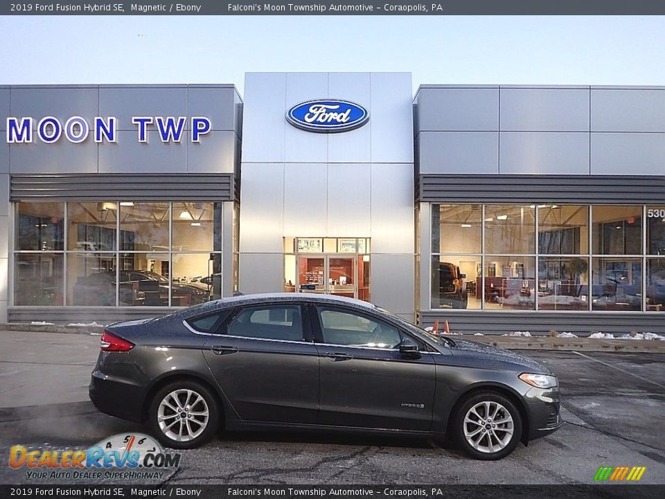 2019 Ford Fusion Hybrid SE Magnetic / Ebony Photo #1