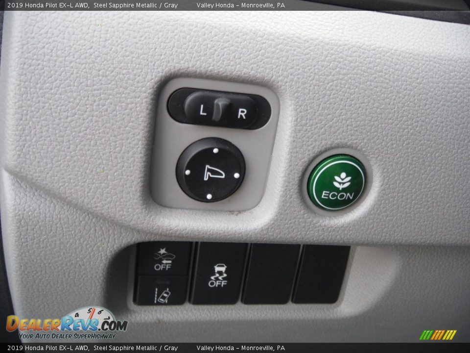 2019 Honda Pilot EX-L AWD Steel Sapphire Metallic / Gray Photo #13