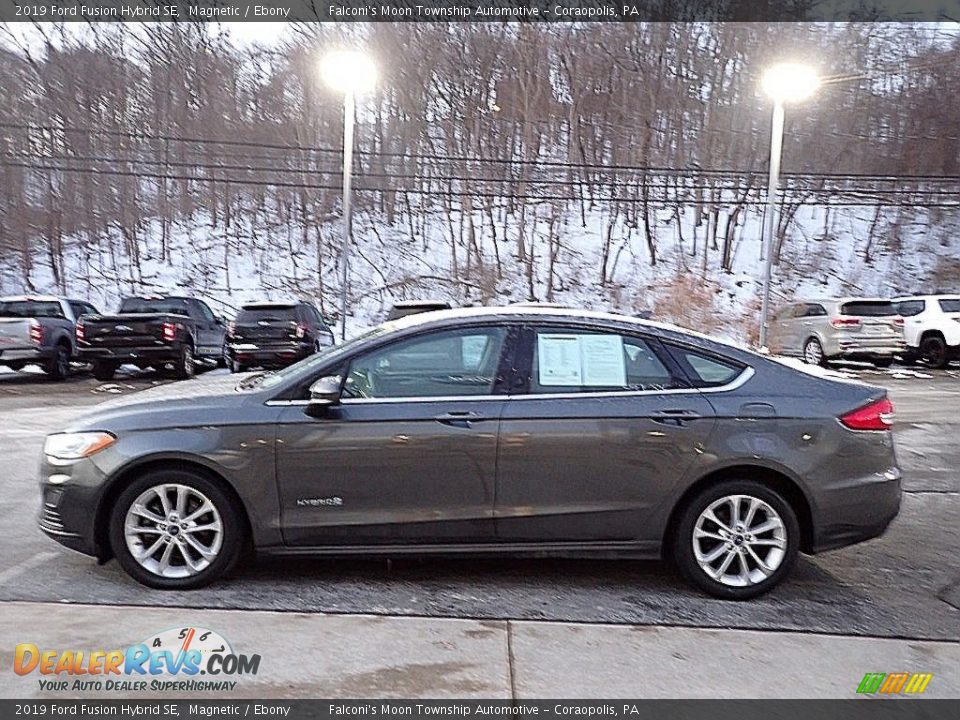 2019 Ford Fusion Hybrid SE Magnetic / Ebony Photo #6