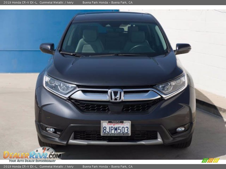 2019 Honda CR-V EX-L Gunmetal Metallic / Ivory Photo #7