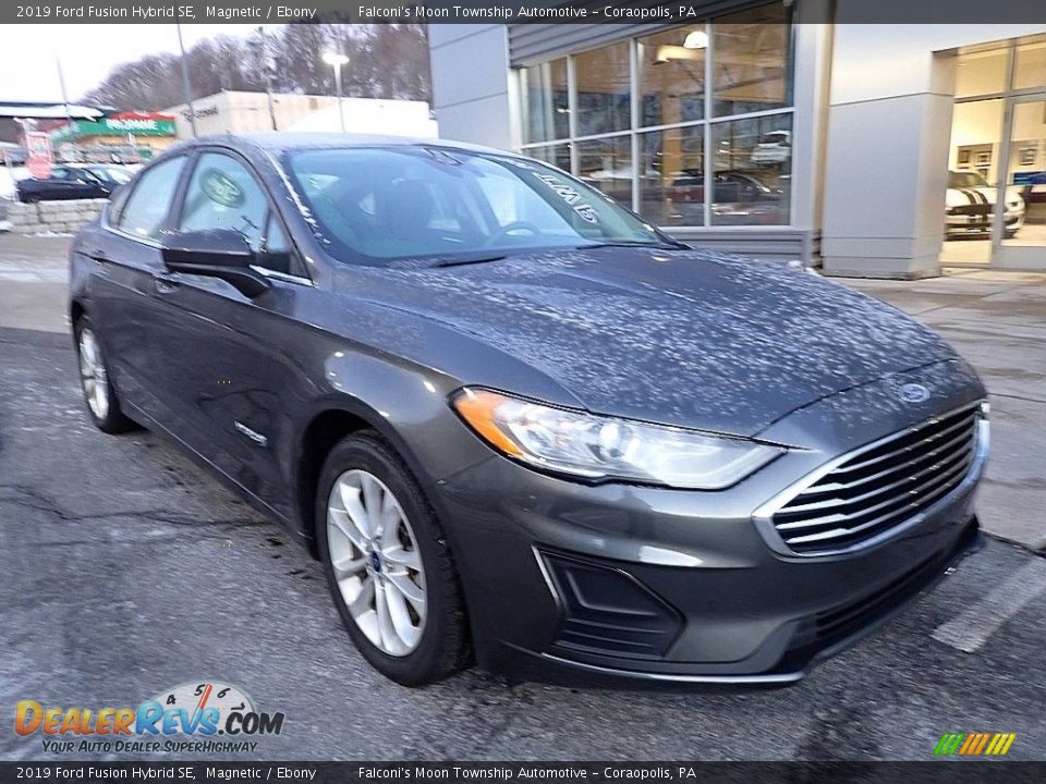 2019 Ford Fusion Hybrid SE Magnetic / Ebony Photo #9