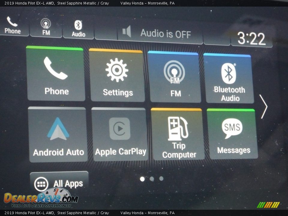 2019 Honda Pilot EX-L AWD Steel Sapphire Metallic / Gray Photo #18