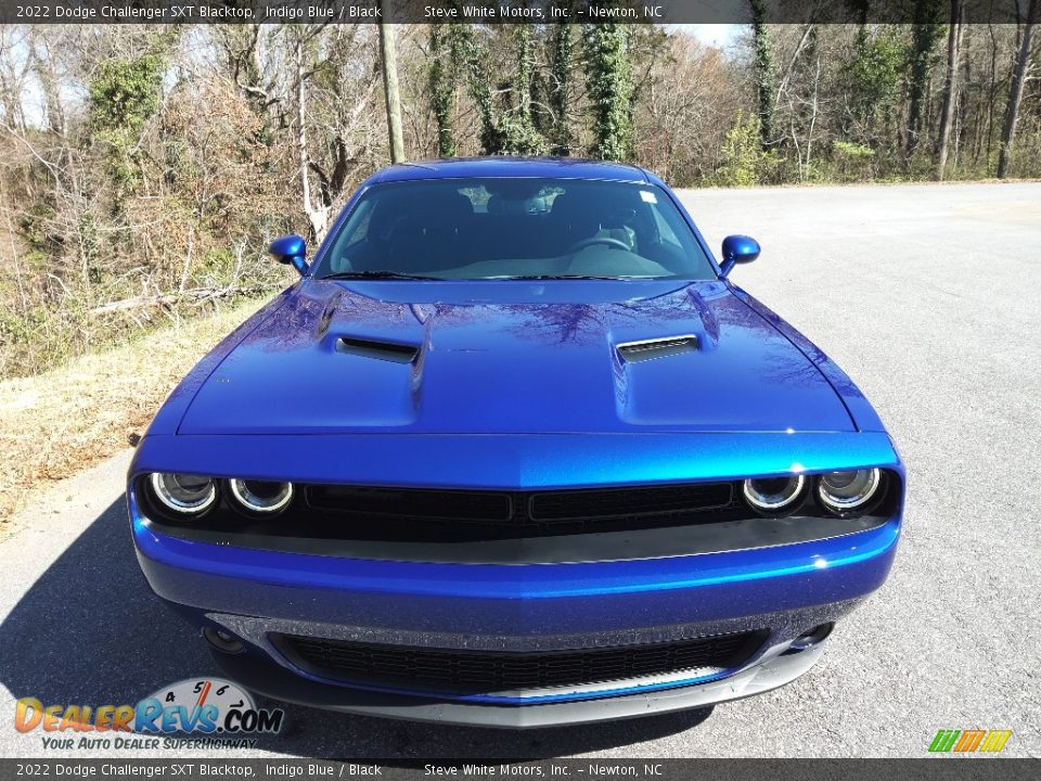 2022 Dodge Challenger SXT Blacktop Indigo Blue / Black Photo #3