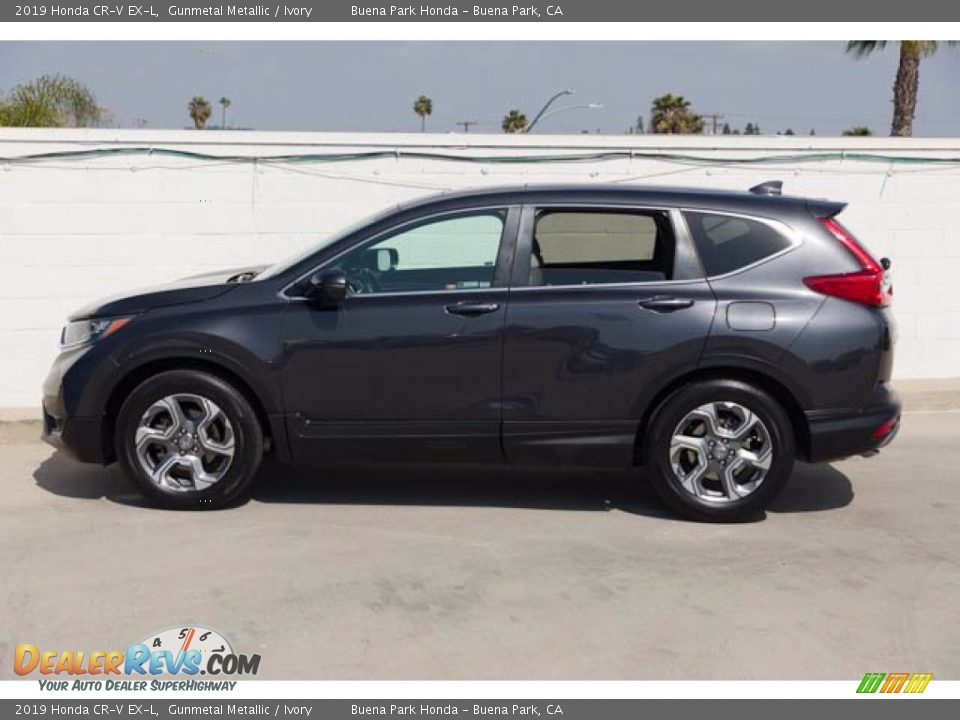 2019 Honda CR-V EX-L Gunmetal Metallic / Ivory Photo #8