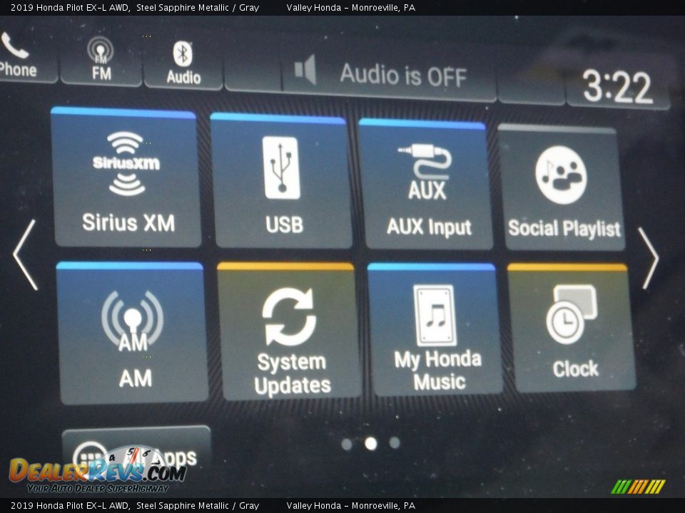 2019 Honda Pilot EX-L AWD Steel Sapphire Metallic / Gray Photo #20