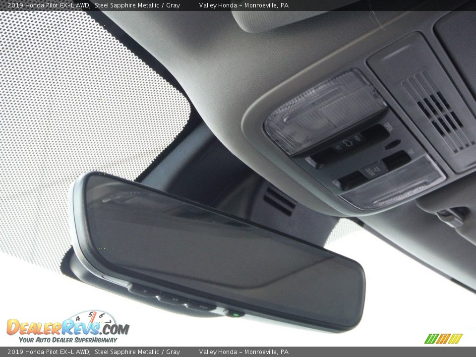 2019 Honda Pilot EX-L AWD Steel Sapphire Metallic / Gray Photo #21