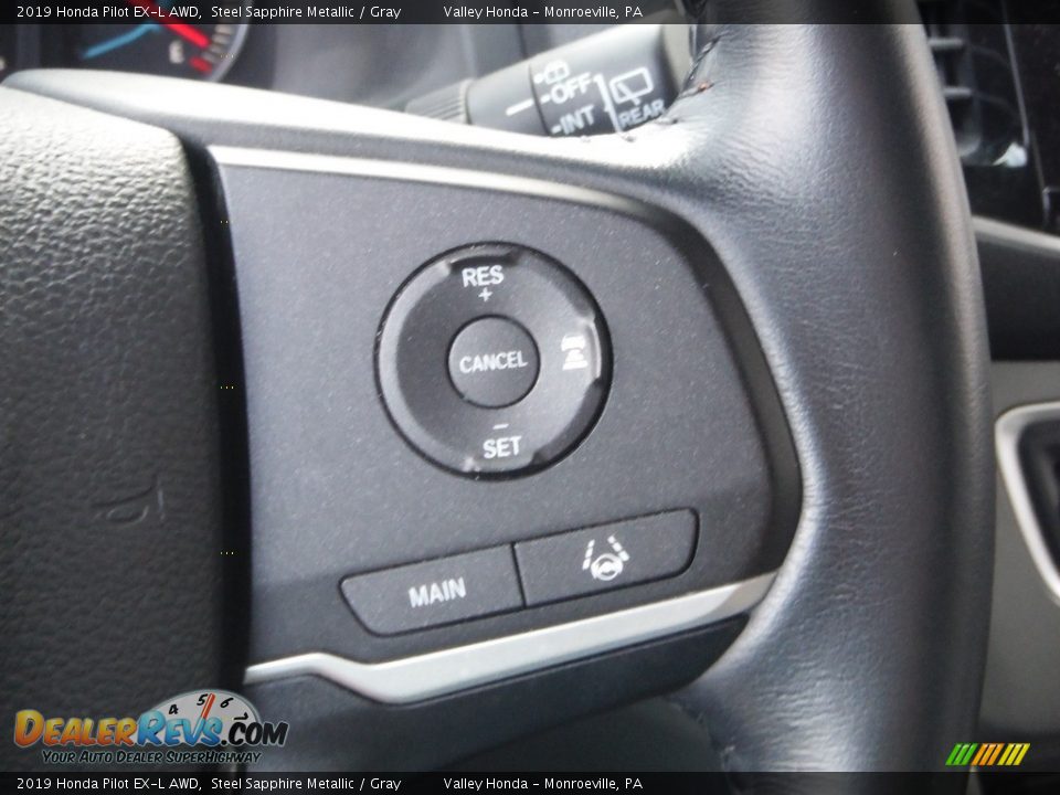 2019 Honda Pilot EX-L AWD Steel Sapphire Metallic / Gray Photo #23