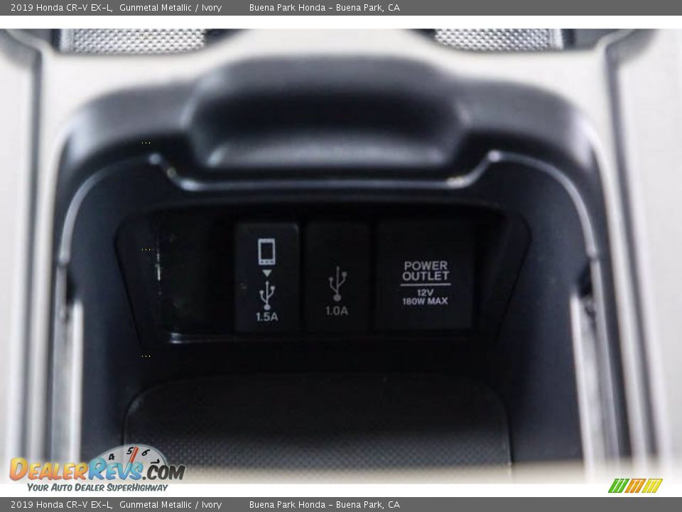 2019 Honda CR-V EX-L Gunmetal Metallic / Ivory Photo #16