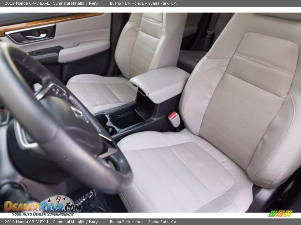 2019 Honda CR-V EX-L Gunmetal Metallic / Ivory Photo #17