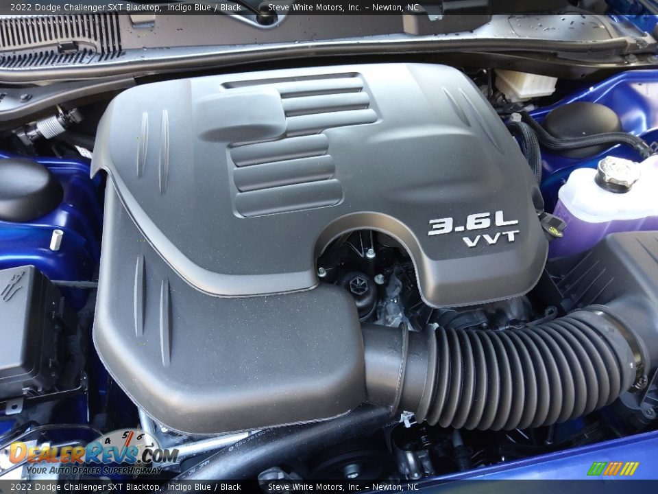 2022 Dodge Challenger SXT Blacktop Indigo Blue / Black Photo #9