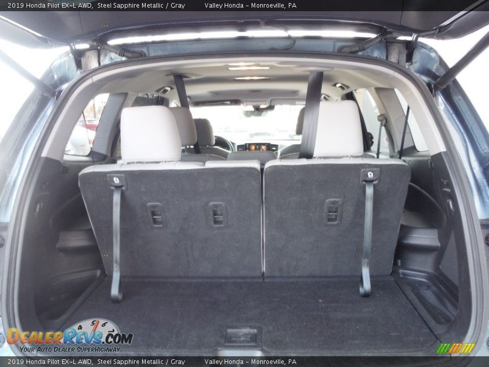 2019 Honda Pilot EX-L AWD Steel Sapphire Metallic / Gray Photo #29