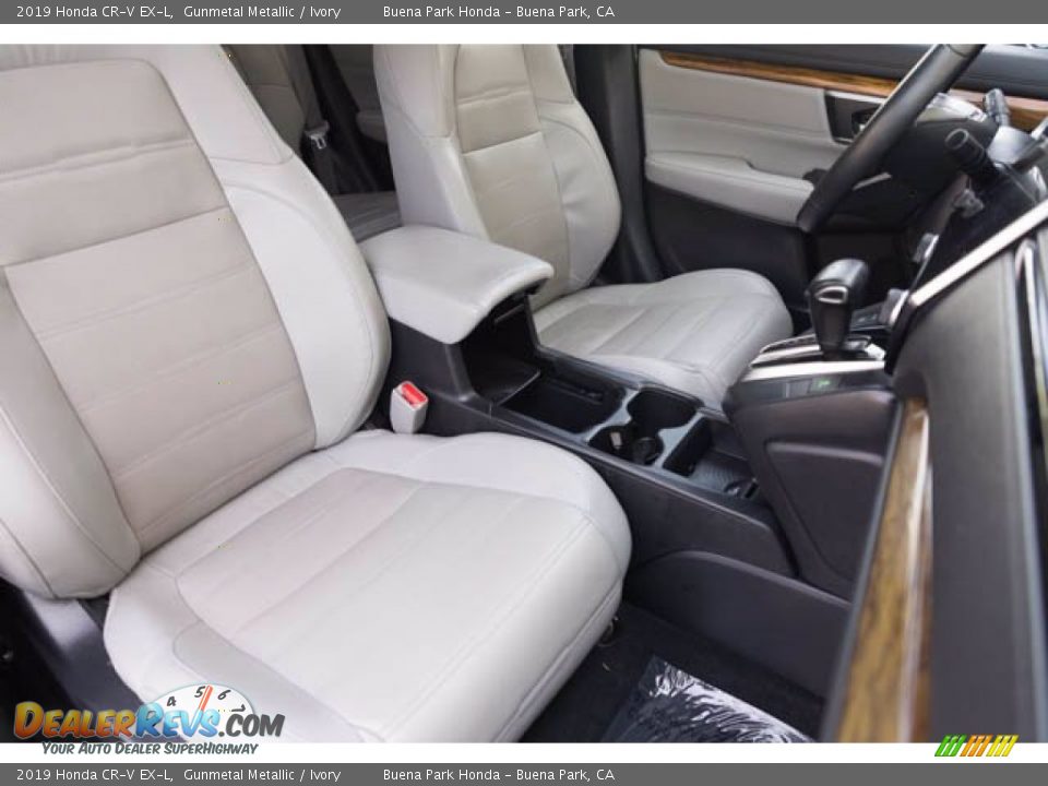 2019 Honda CR-V EX-L Gunmetal Metallic / Ivory Photo #24