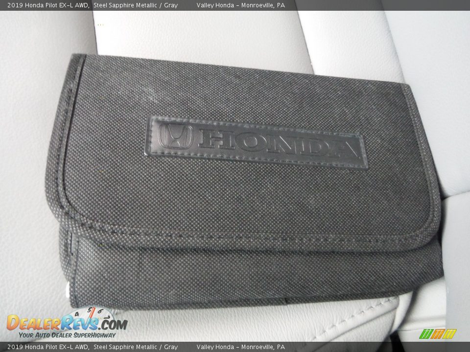 2019 Honda Pilot EX-L AWD Steel Sapphire Metallic / Gray Photo #32
