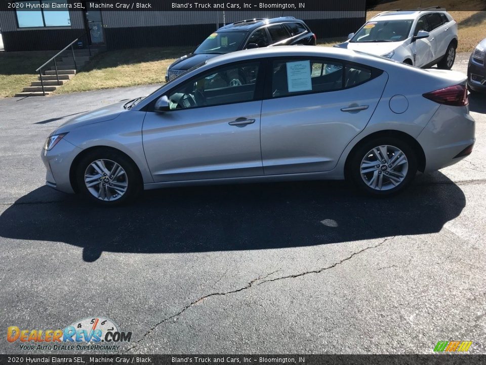 2020 Hyundai Elantra SEL Machine Gray / Black Photo #1