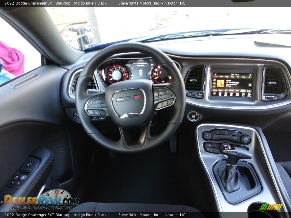 2022 Dodge Challenger SXT Blacktop Indigo Blue / Black Photo #16