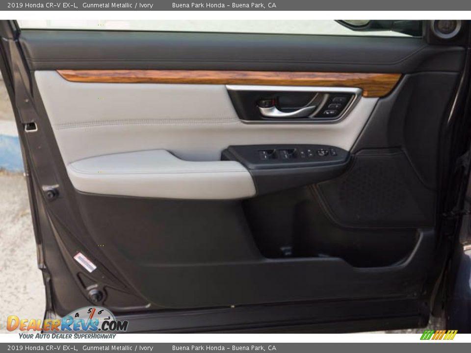 2019 Honda CR-V EX-L Gunmetal Metallic / Ivory Photo #32