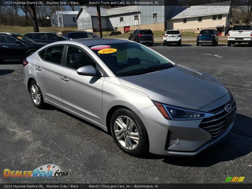 2020 Hyundai Elantra SEL Machine Gray / Black Photo #4