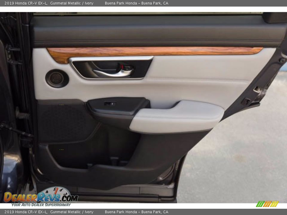 2019 Honda CR-V EX-L Gunmetal Metallic / Ivory Photo #35