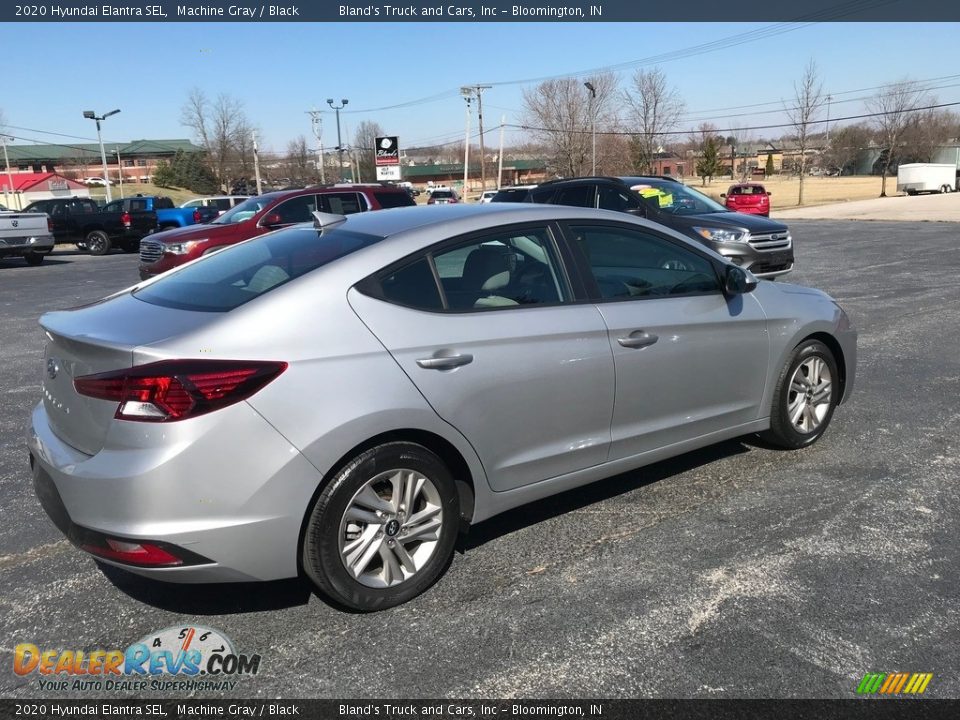 2020 Hyundai Elantra SEL Machine Gray / Black Photo #6