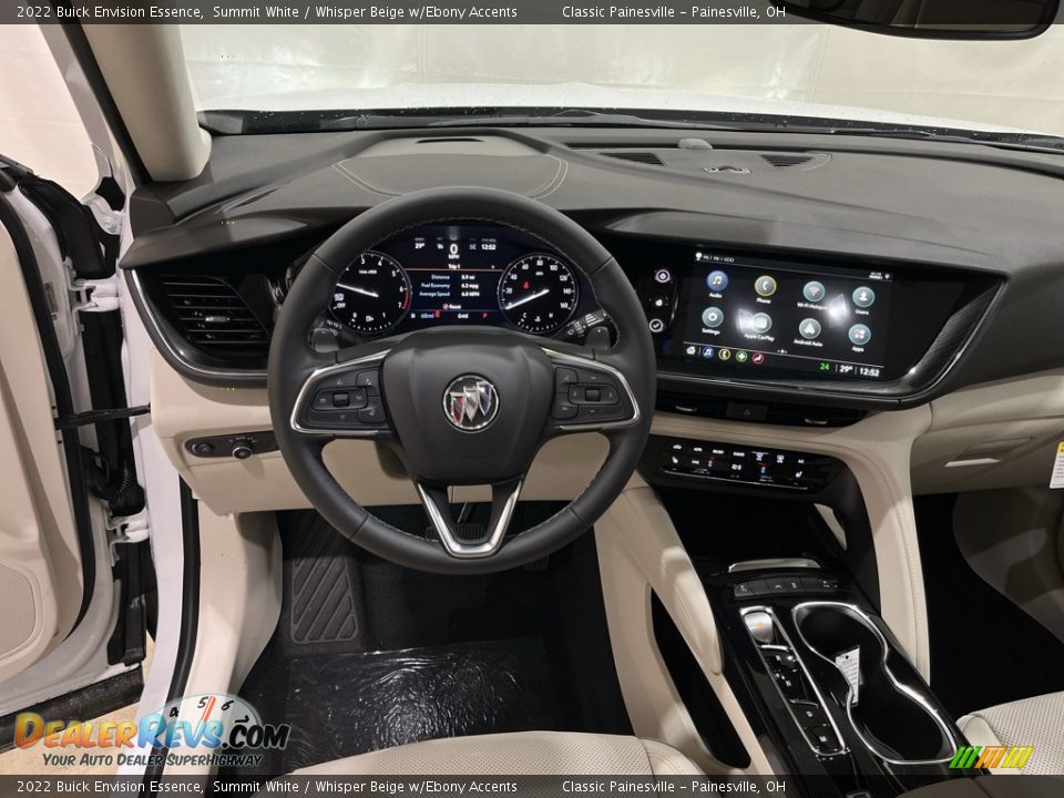 2022 Buick Envision Essence Summit White / Whisper Beige w/Ebony Accents Photo #19