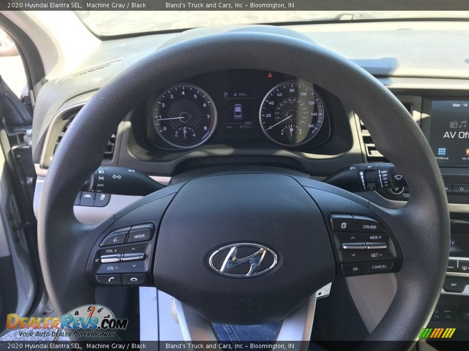 2020 Hyundai Elantra SEL Machine Gray / Black Photo #16