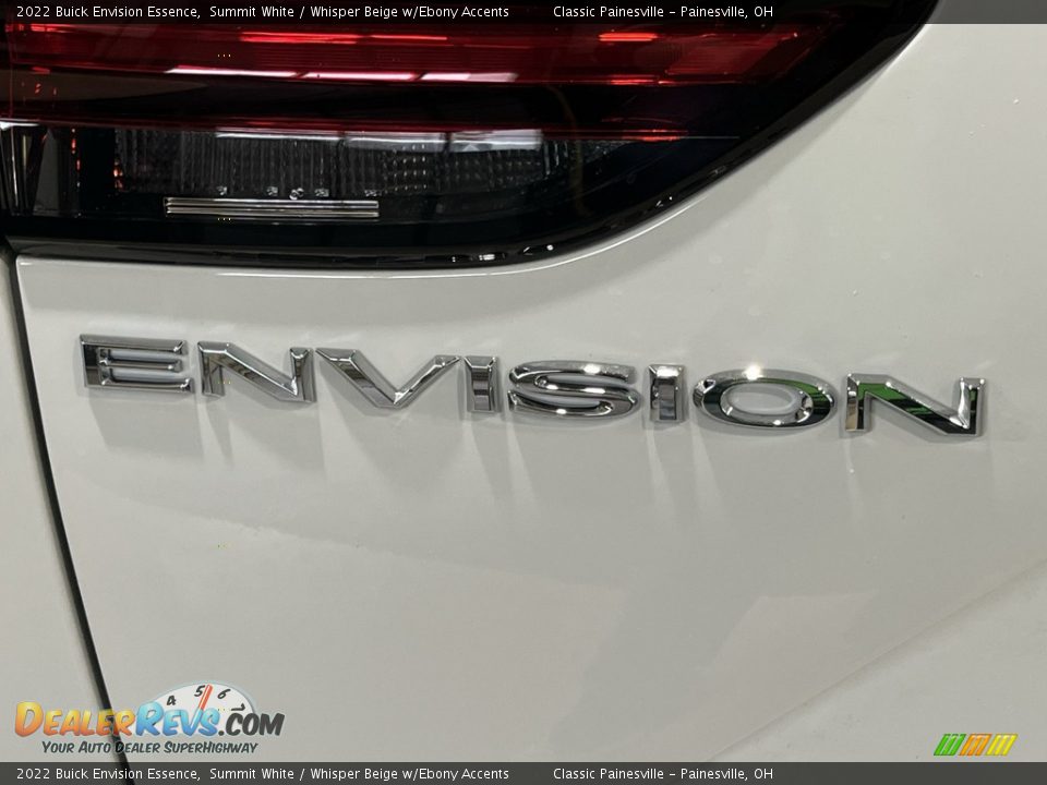 2022 Buick Envision Essence Summit White / Whisper Beige w/Ebony Accents Photo #30