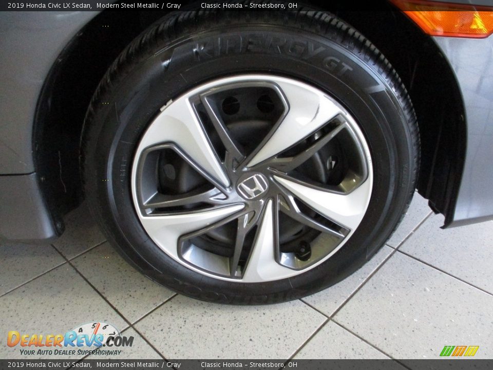 2019 Honda Civic LX Sedan Modern Steel Metallic / Gray Photo #5