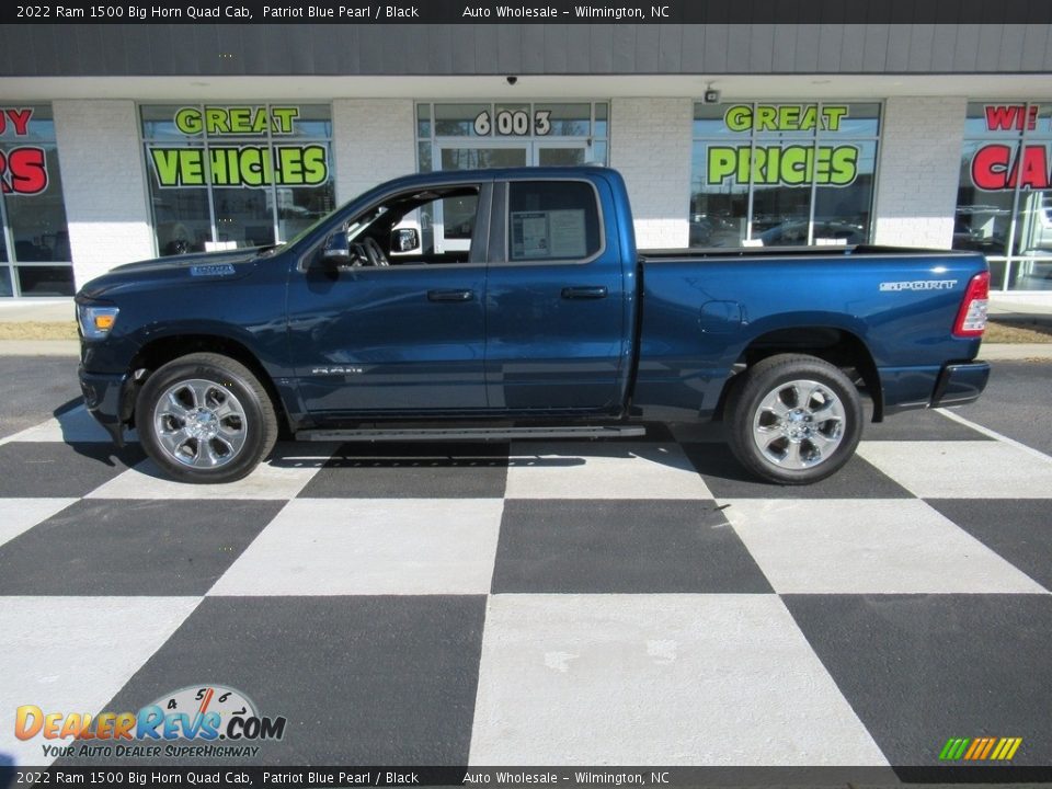 2022 Ram 1500 Big Horn Quad Cab Patriot Blue Pearl / Black Photo #1