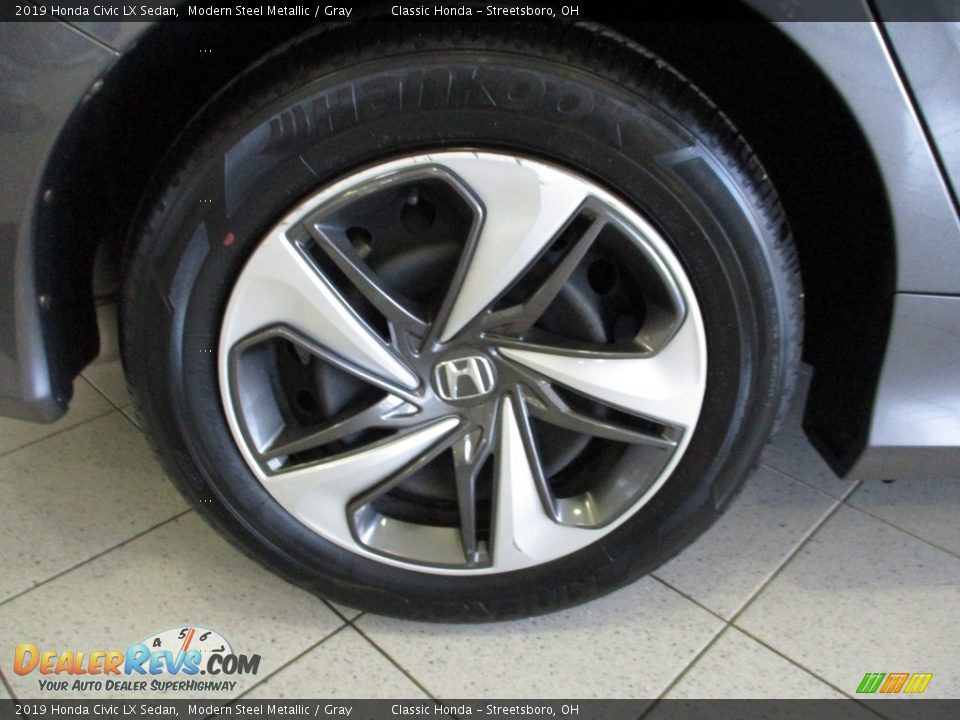 2019 Honda Civic LX Sedan Modern Steel Metallic / Gray Photo #6