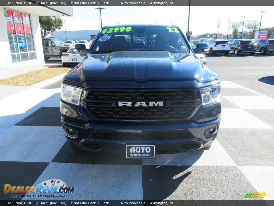 2022 Ram 1500 Big Horn Quad Cab Patriot Blue Pearl / Black Photo #2