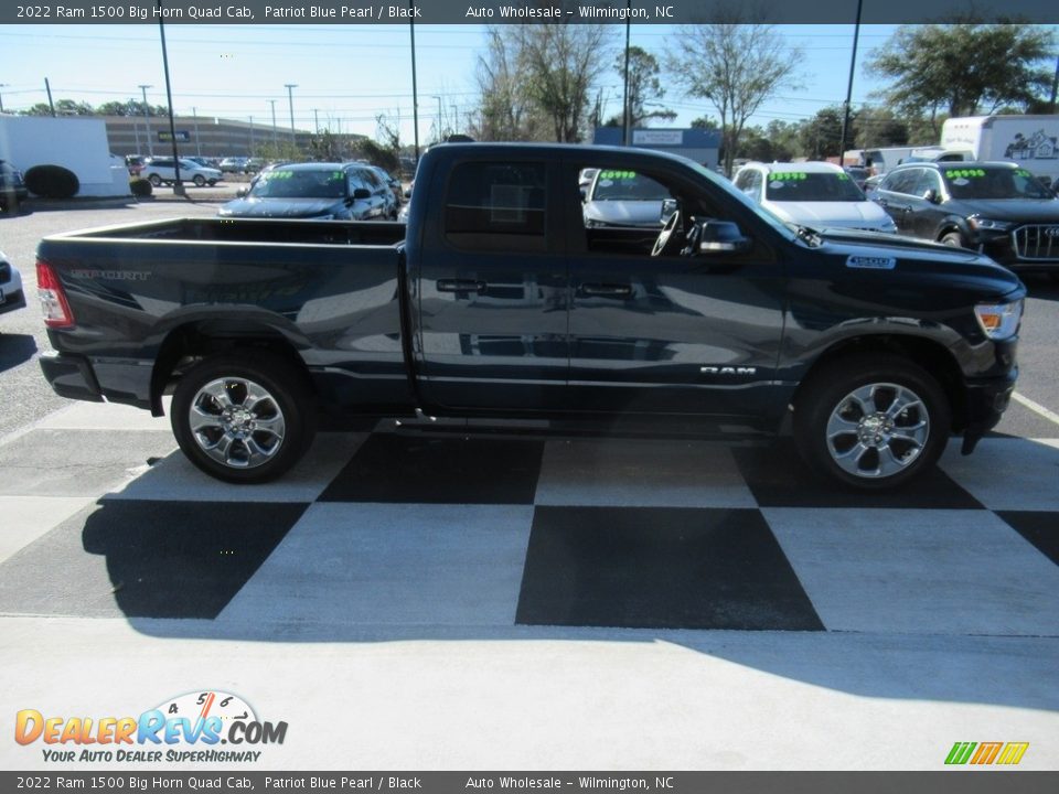 2022 Ram 1500 Big Horn Quad Cab Patriot Blue Pearl / Black Photo #3