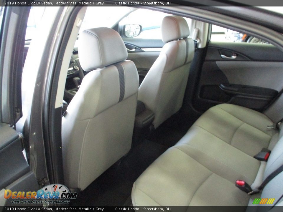 2019 Honda Civic LX Sedan Modern Steel Metallic / Gray Photo #23