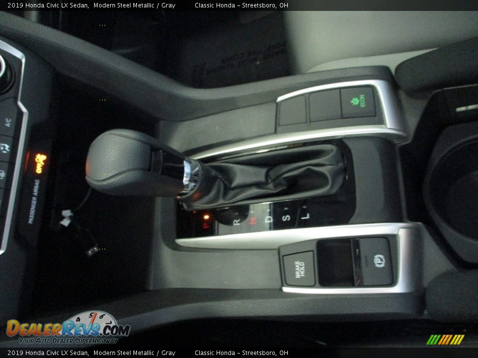 2019 Honda Civic LX Sedan Modern Steel Metallic / Gray Photo #33
