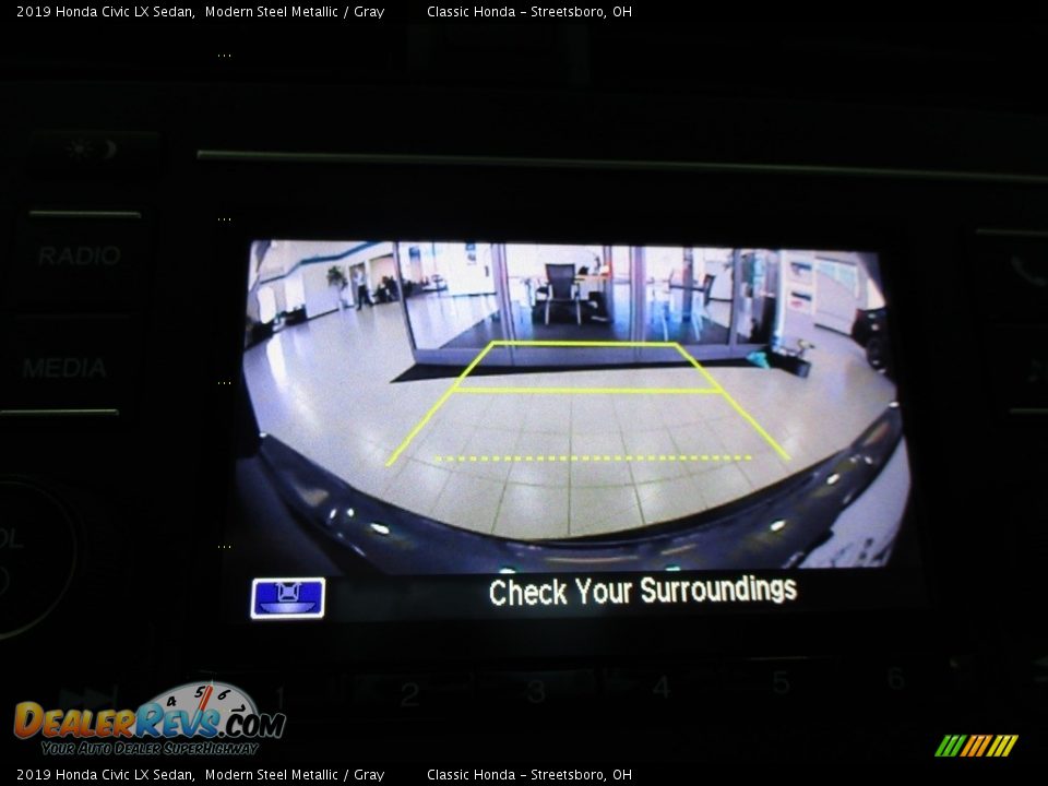 2019 Honda Civic LX Sedan Modern Steel Metallic / Gray Photo #36