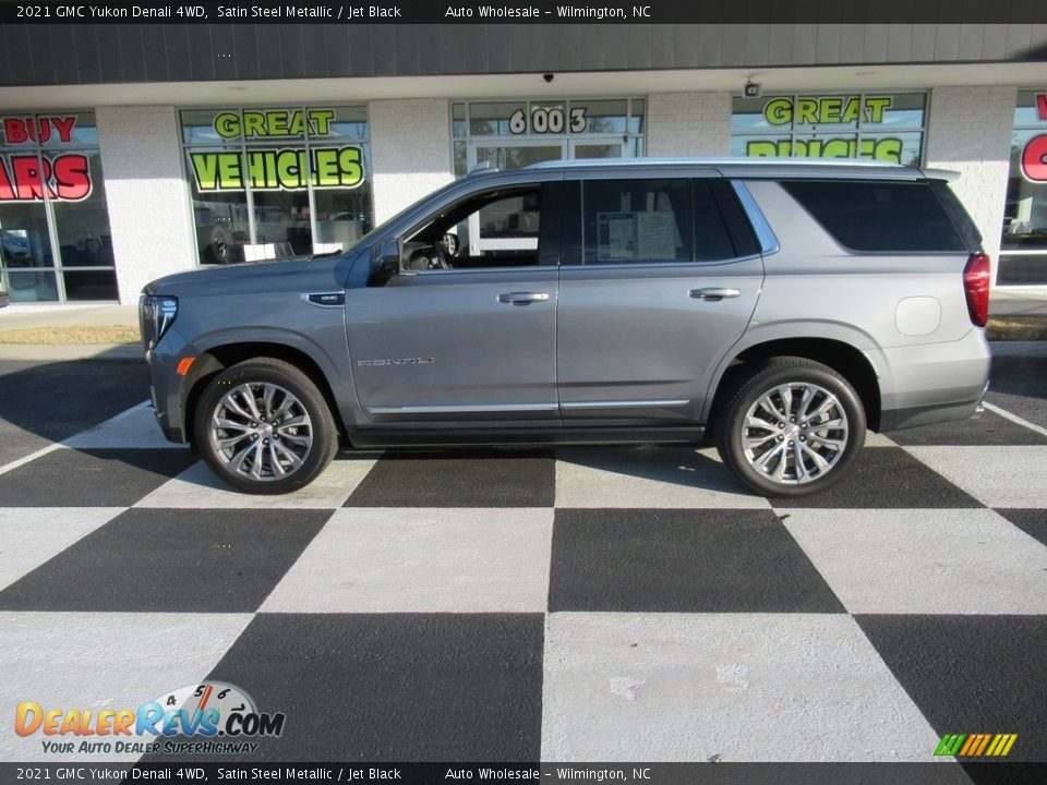 2021 GMC Yukon Denali 4WD Satin Steel Metallic / Jet Black Photo #1