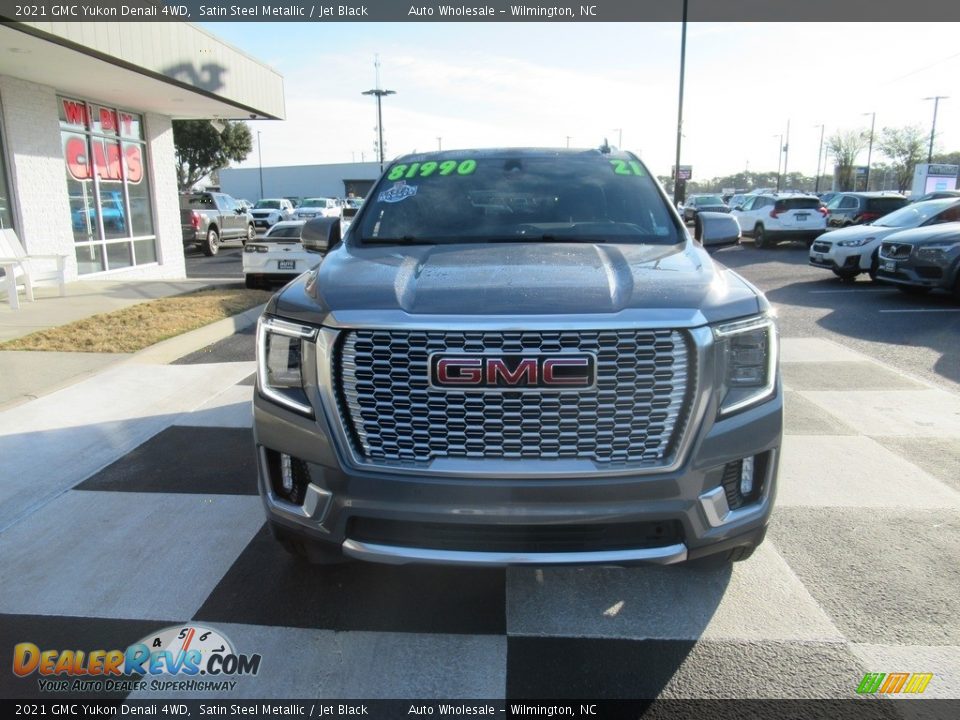 2021 GMC Yukon Denali 4WD Satin Steel Metallic / Jet Black Photo #2