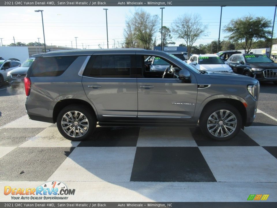 2021 GMC Yukon Denali 4WD Satin Steel Metallic / Jet Black Photo #3