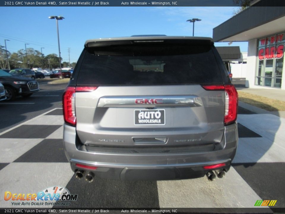 2021 GMC Yukon Denali 4WD Satin Steel Metallic / Jet Black Photo #4