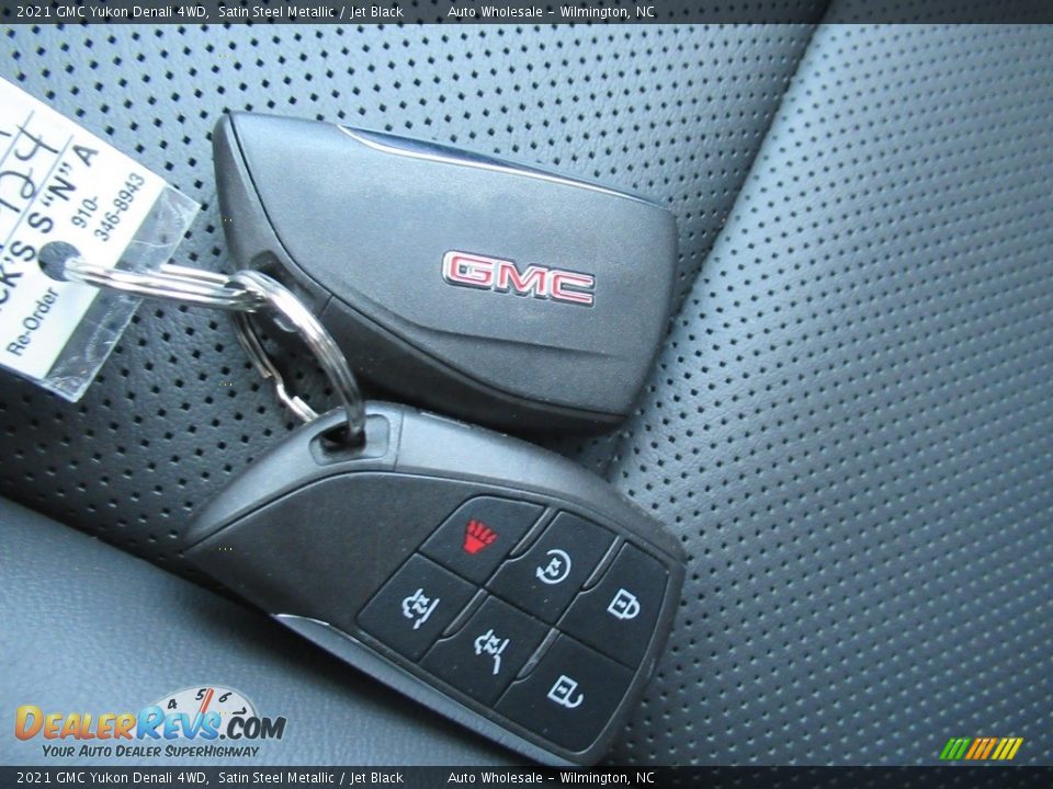 2021 GMC Yukon Denali 4WD Satin Steel Metallic / Jet Black Photo #20