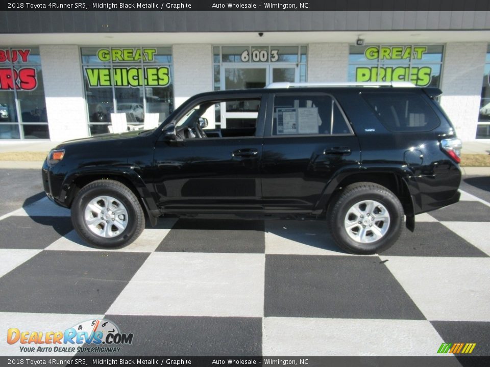 2018 Toyota 4Runner SR5 Midnight Black Metallic / Graphite Photo #1