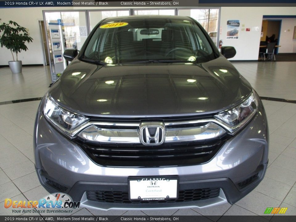 2019 Honda CR-V LX AWD Modern Steel Metallic / Black Photo #2