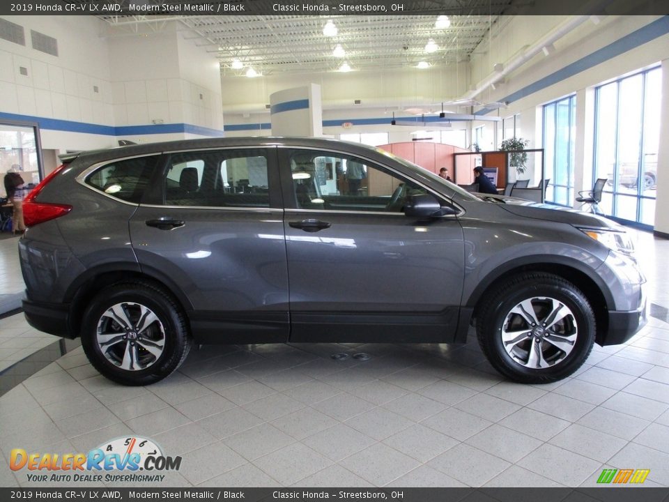 2019 Honda CR-V LX AWD Modern Steel Metallic / Black Photo #4