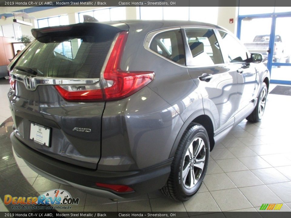 2019 Honda CR-V LX AWD Modern Steel Metallic / Black Photo #7