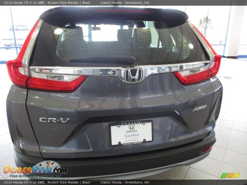 2019 Honda CR-V LX AWD Modern Steel Metallic / Black Photo #8