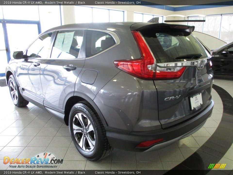 2019 Honda CR-V LX AWD Modern Steel Metallic / Black Photo #9