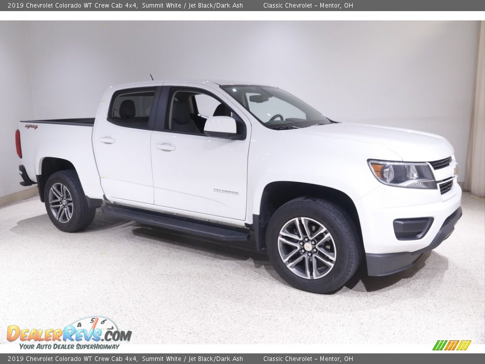 2019 Chevrolet Colorado WT Crew Cab 4x4 Summit White / Jet Black/Dark Ash Photo #1