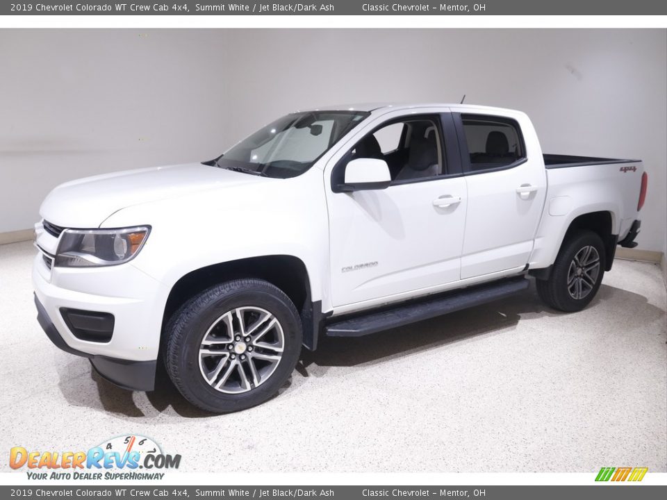 2019 Chevrolet Colorado WT Crew Cab 4x4 Summit White / Jet Black/Dark Ash Photo #3