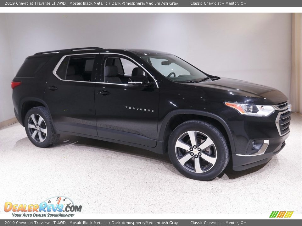 2019 Chevrolet Traverse LT AWD Mosaic Black Metallic / Dark Atmosphere/Medium Ash Gray Photo #1