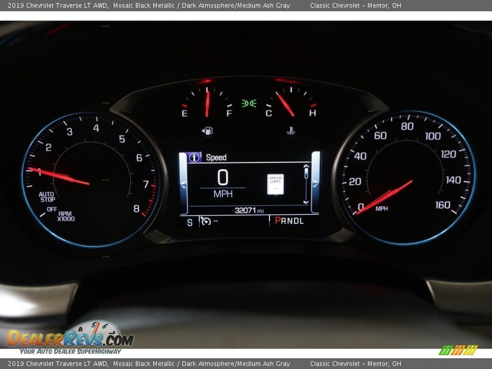 2019 Chevrolet Traverse LT AWD Mosaic Black Metallic / Dark Atmosphere/Medium Ash Gray Photo #8